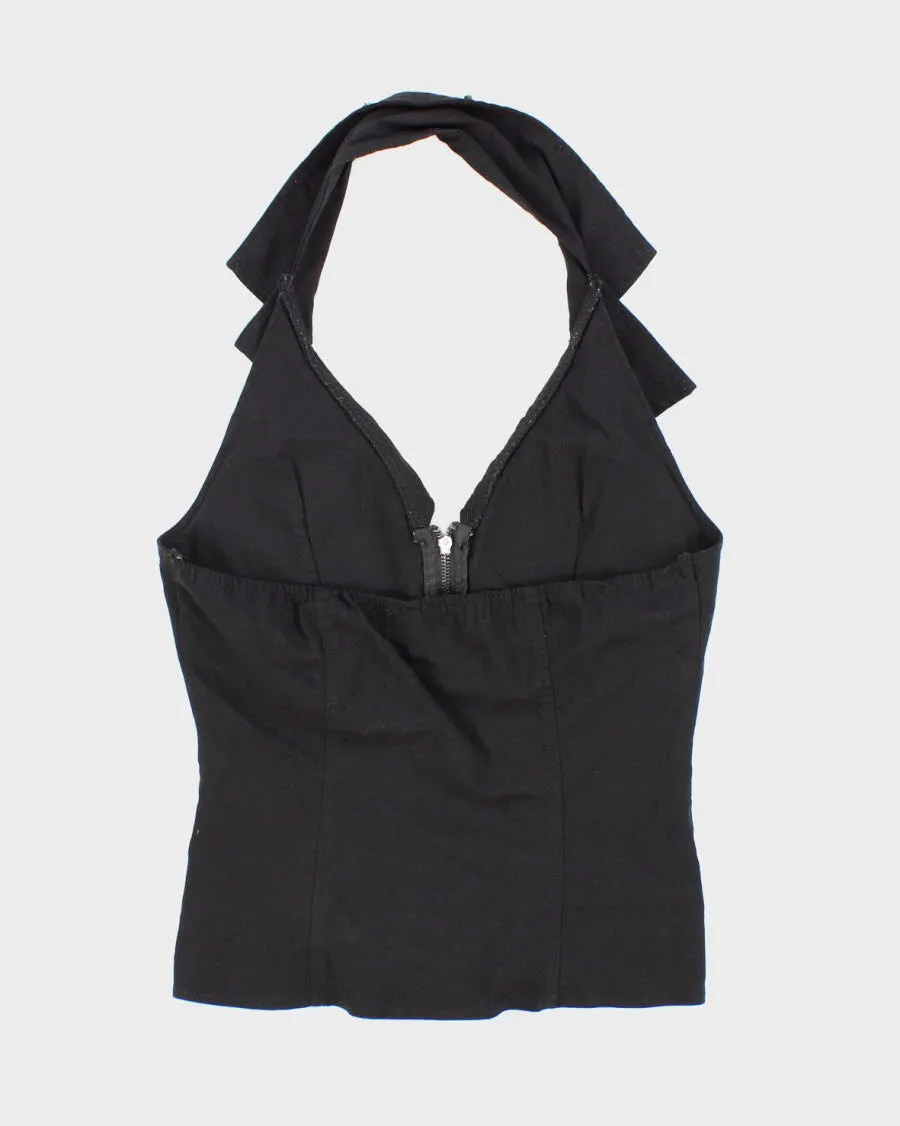 Y2k 00s Oh Yes Buckle Halter Top - L sold by Rokit product image thumbnail 2