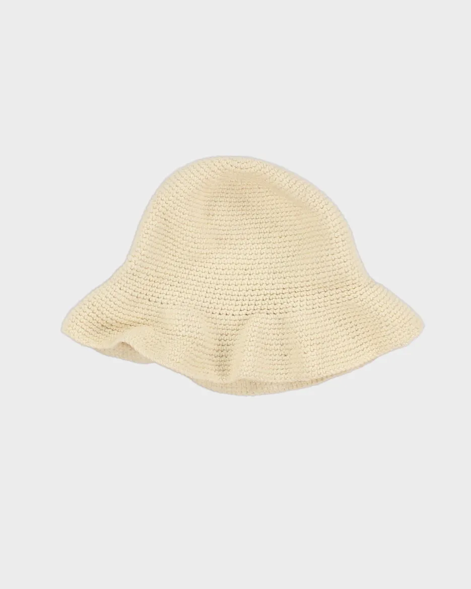 Vintage Knitted Bucket Hat sold by Rokit