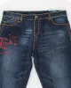 Y2K 00s Ed Hardy Embroidered Jeans - W40 L34 sold by Rokit