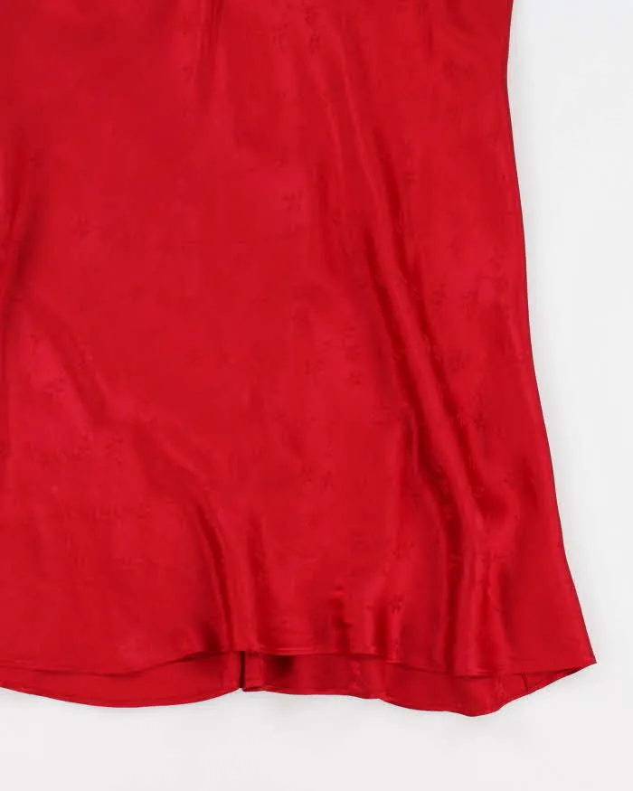 Vintage Deadstock La Vie En Rose Red Slip Dress - XL sold by Rokit product image thumbnail 4