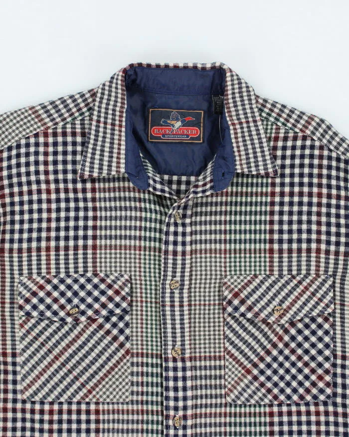 Vintage 90's Back Packers Heavyweight Flannel Shirt - L sold by Rokit product image thumbnail 3