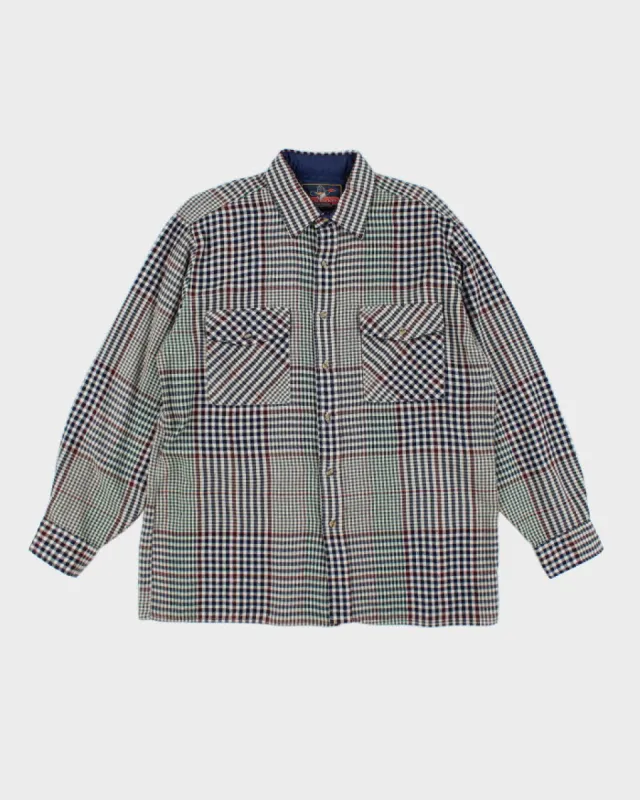 Vintage 90's Back Packers Heavyweight Flannel Shirt - L sold by Rokit