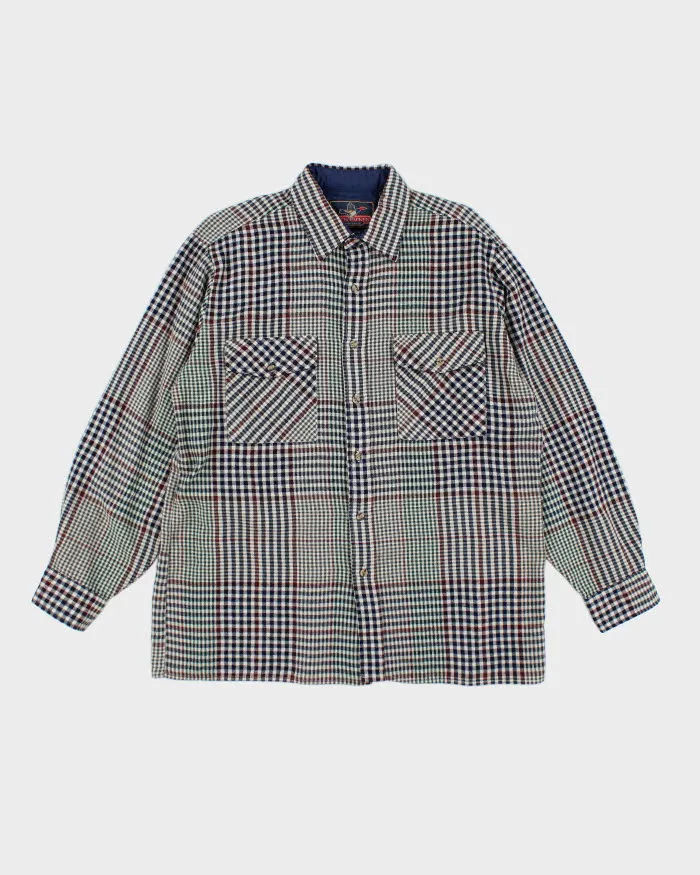 Vintage 90's Back Packers Heavyweight Flannel Shirt - L sold by Rokit