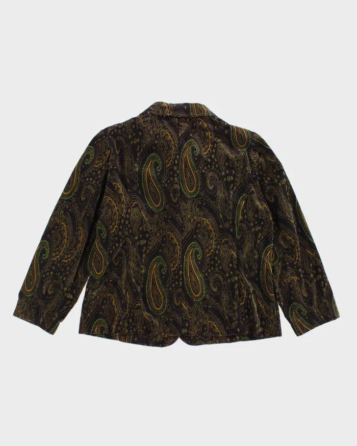 Vintage 90s Coldwater Creek Velvet Jacket - L sold by Rokit product image thumbnail 2