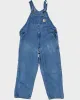 Vintage 90's Carhartt Workwear Light Wash Denim Dungarees - W46 L27 sold by Rokit
