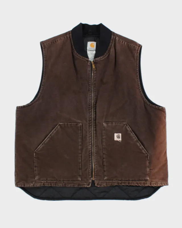 Vintage 90's Carhartt Heavyweight Workwear Gilet - L sold by Rokit