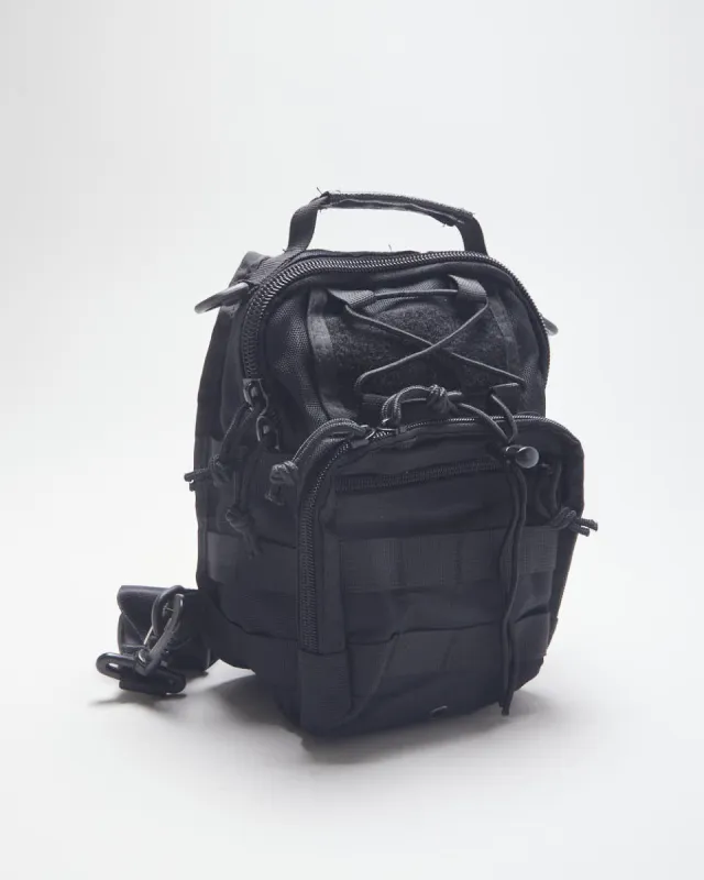 Vintage 2000's Military Style Multi Pocket Side Bag sold by Rokit