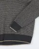 Deadstock Black Brown Wool Blend Jumper - L sold by Rokit
