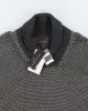 Deadstock Black Brown Wool Blend Jumper - L sold by Rokit