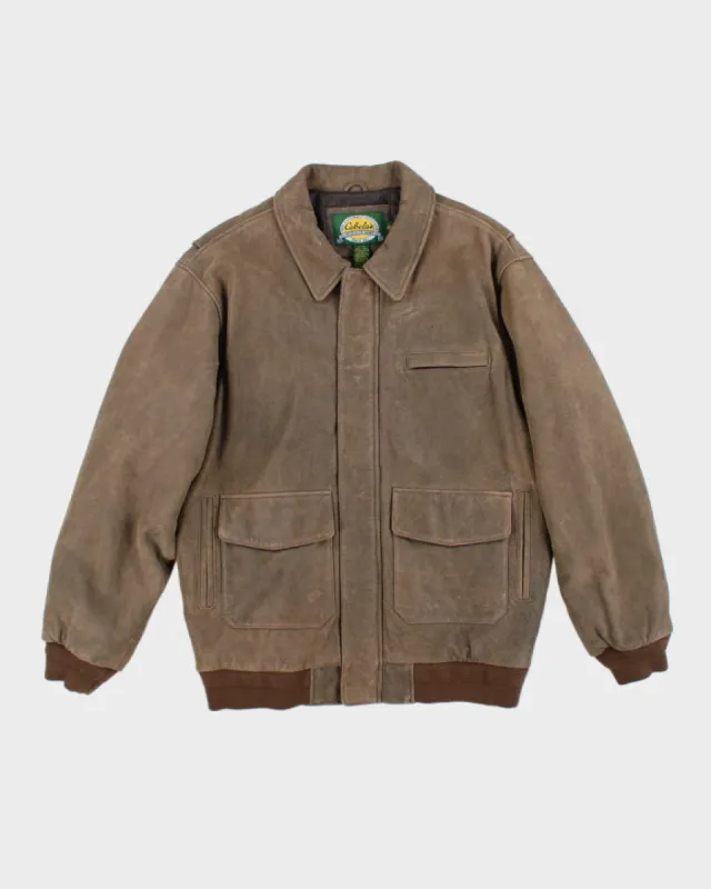 Vintage Cabela's Brown Leather Jacket - L sold by Rokit