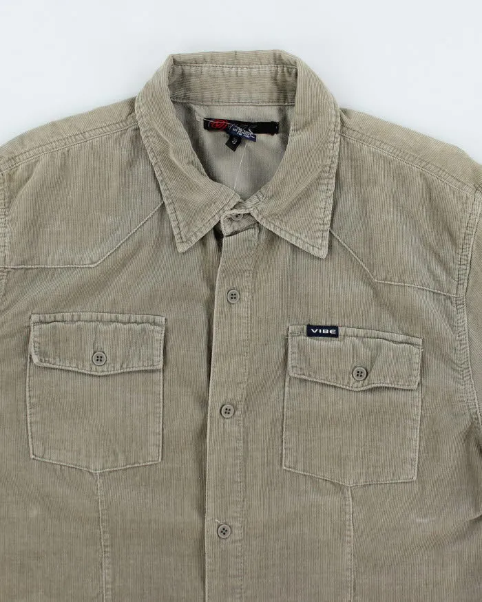 Vintage Y2K Vibe Corduroy Button Up Shirt - XL sold by Rokit product image thumbnail 3