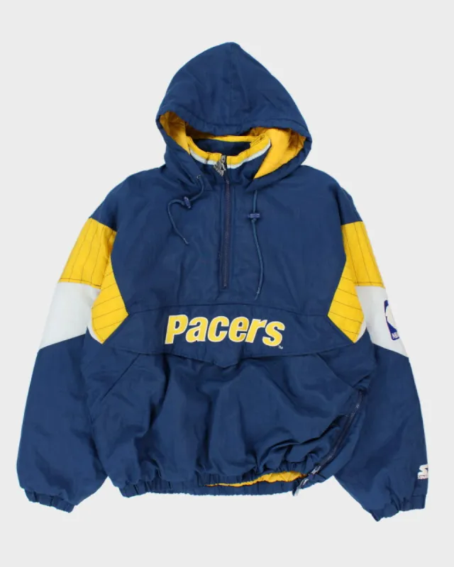Vintage 90's Starter NBA Pacers Basketball Sports Jacket - L sold by Rokit