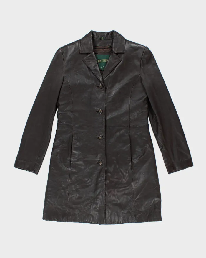 Vintage Danier Lined Leather Jacket - M sold by Rokit