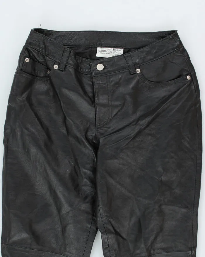 Vintage Jeanology Leather Trousers - W28 L32 sold by Rokit product image thumbnail 3