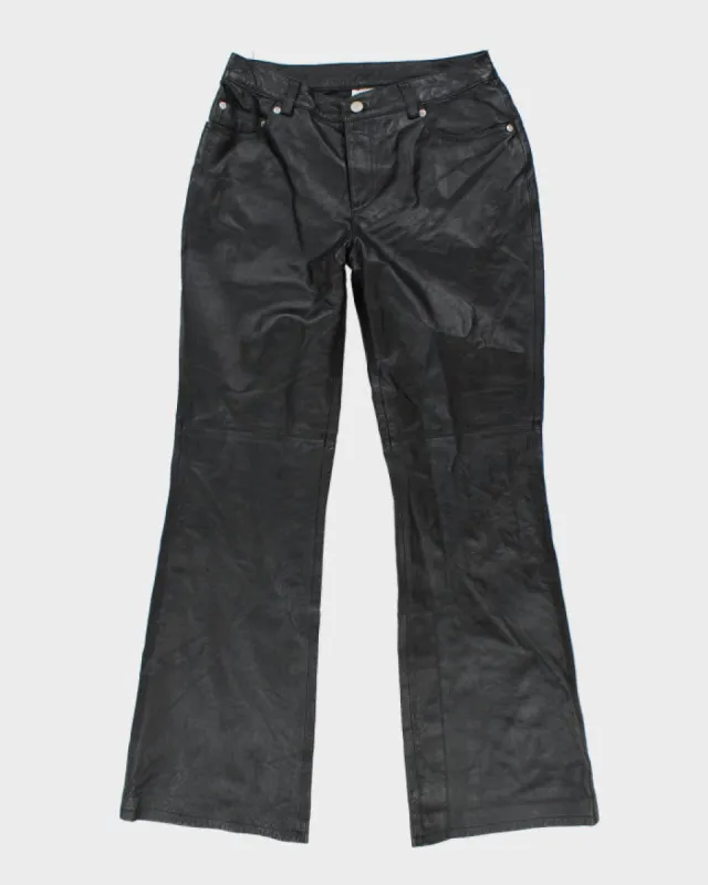 Vintage Jeanology Leather Trousers - W28 L32 sold by Rokit