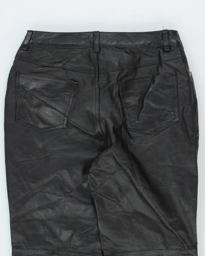 Vintage Jeanology Leather Trousers - W28 L32 sold by Rokit product image thumbnail 4