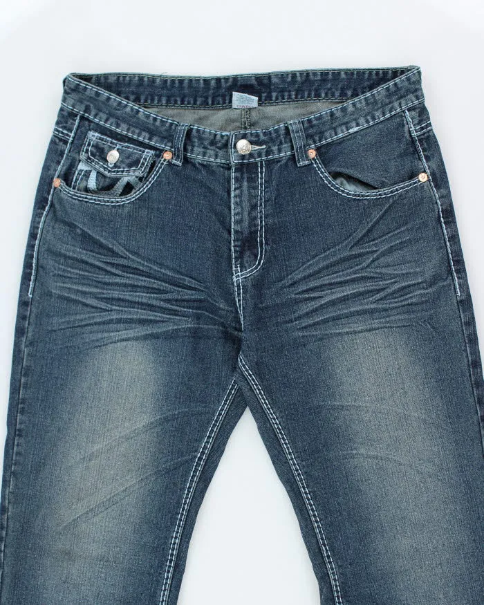 Vintage Y2K True Religion Relaxed Fit Medium Wash Jeans - W34 L32 sold by Rokit product image thumbnail 5