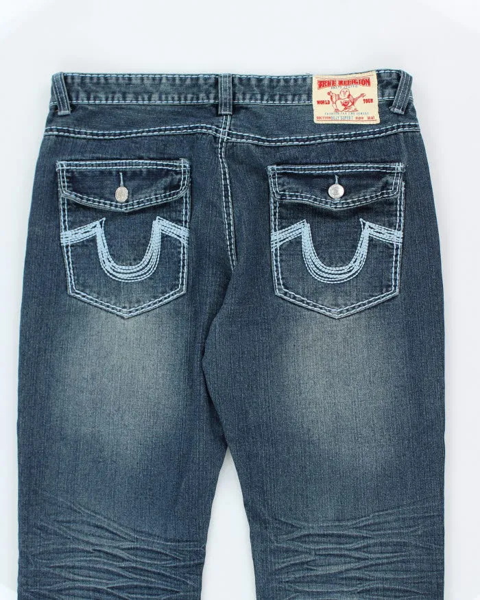 Vintage Y2K True Religion Relaxed Fit Medium Wash Jeans - W34 L32 sold by Rokit product image thumbnail 4