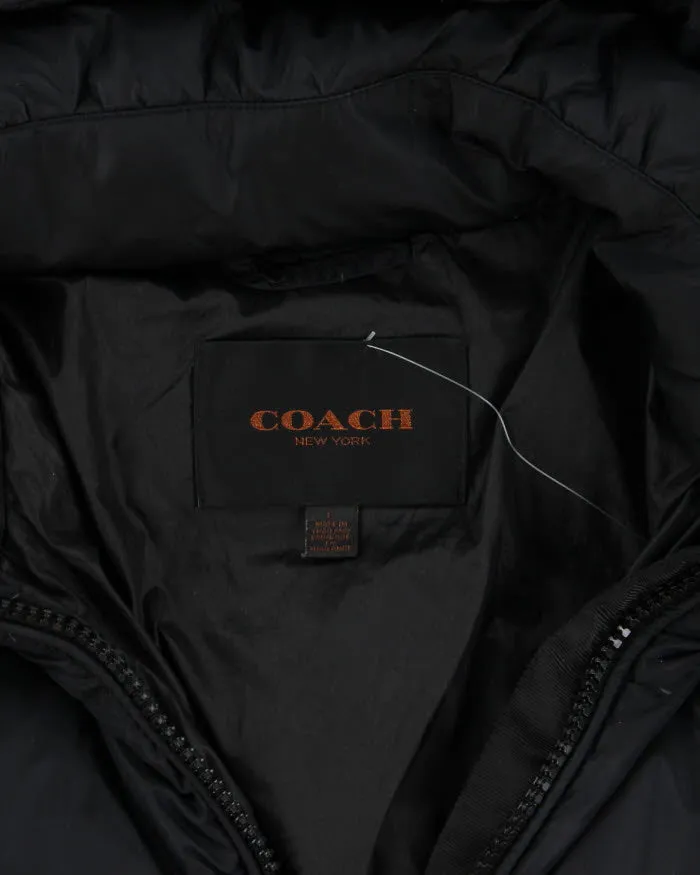 Vintage Women's Coach Hooded Puffer Jacket - L sold by Rokit product image thumbnail 4