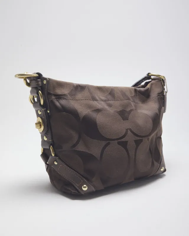 Coach Monogram Brown Handbag sold by Rokit