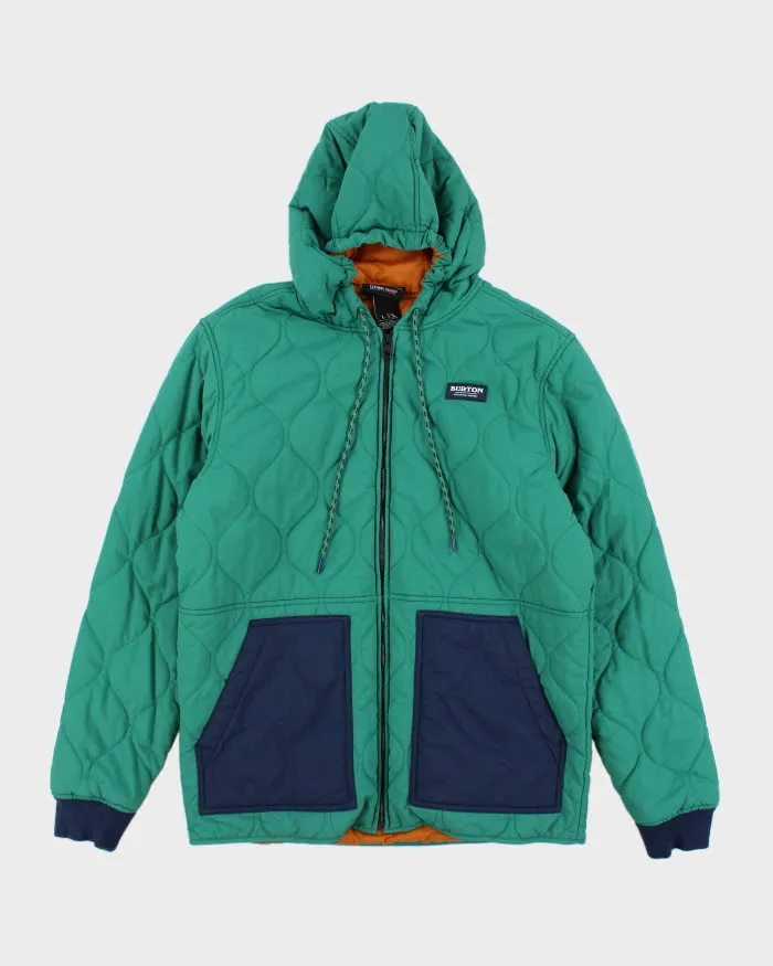 Vintage 2000's Burton Hooded Quilted Jacket - L sold by Rokit