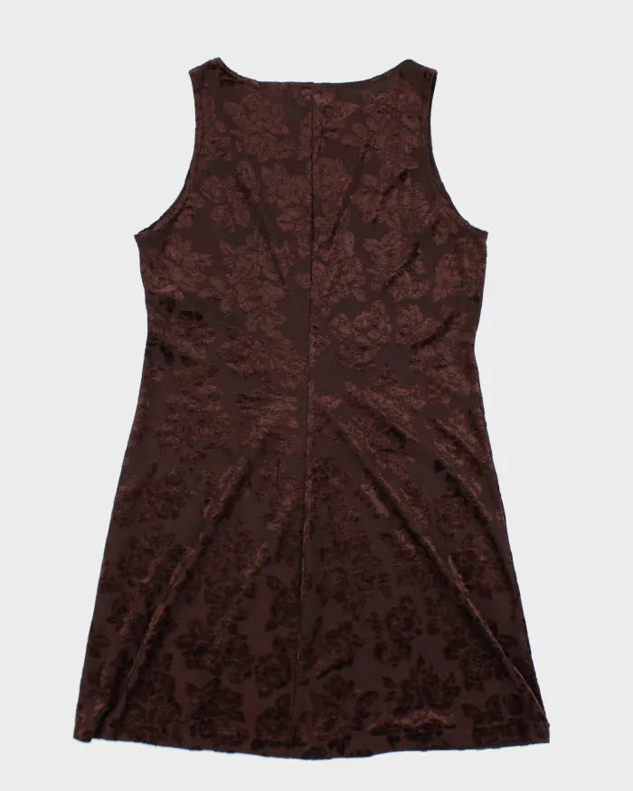 Vintage 90s Dawn Joy Brown Dress - M sold by Rokit product image thumbnail 2