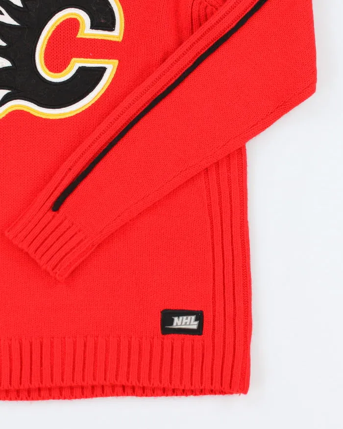 NHL Calgray Flames Quarter Zip Jumper - L/XL sold by Rokit product image thumbnail 4