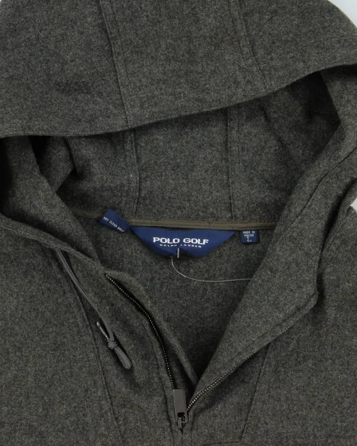 Vintage 2000's Polo Golf Wool Pullover Hooded Jacket - L sold by Rokit product image thumbnail 5