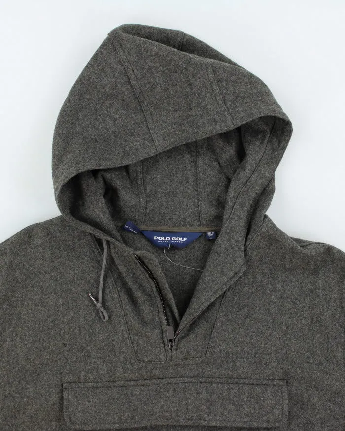 Vintage 2000's Polo Golf Wool Pullover Hooded Jacket - L sold by Rokit product image thumbnail 3