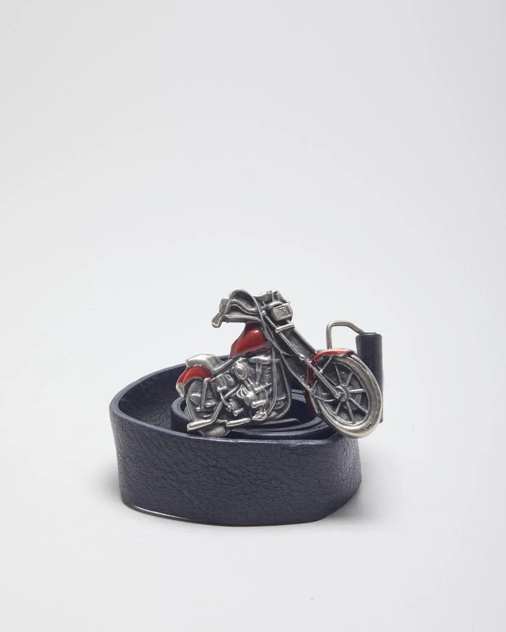 Leather Biker Belt - W32-W40 sold by Rokit