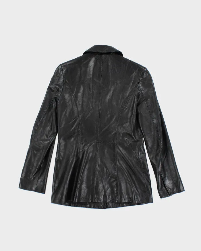 Vintage Danier Black Leather Jacket - XS sold by Rokit product image thumbnail 2