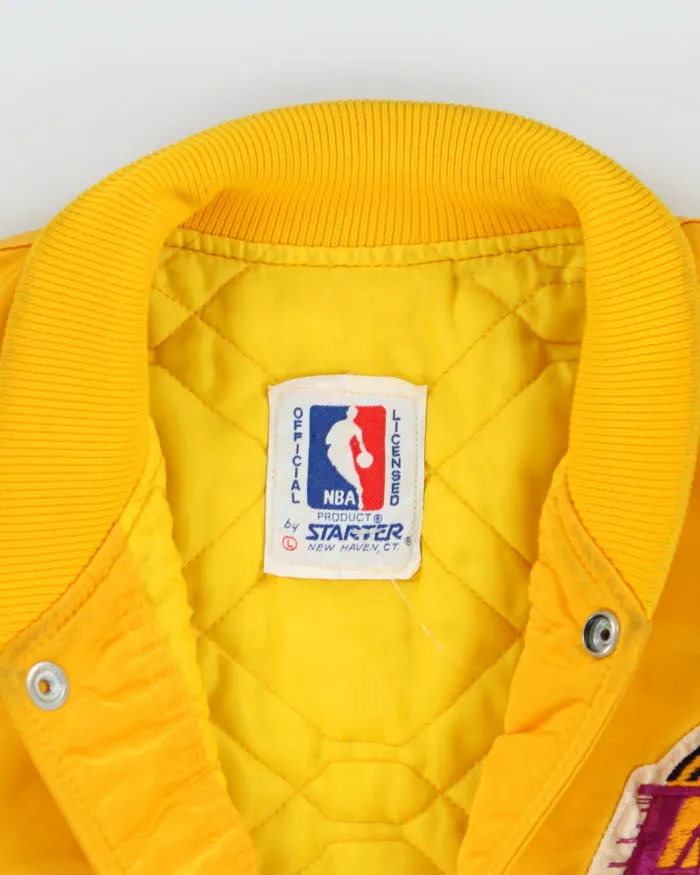 Vintage 90's LA Lakers Starter Jacket - L sold by Rokit product image thumbnail 5