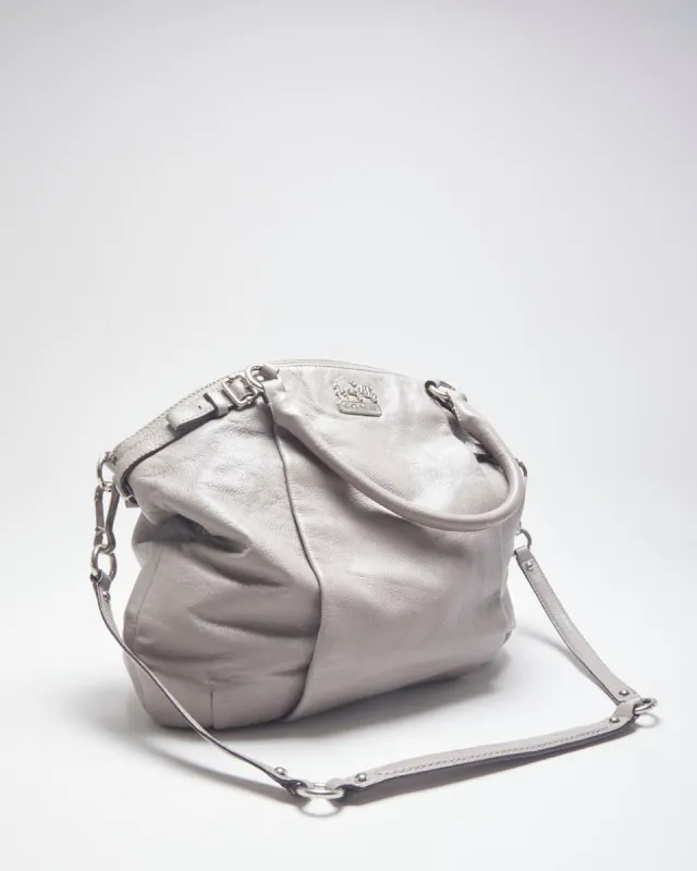 Vintage Y2K Coach Grey Crossbody Bag sold by Rokit