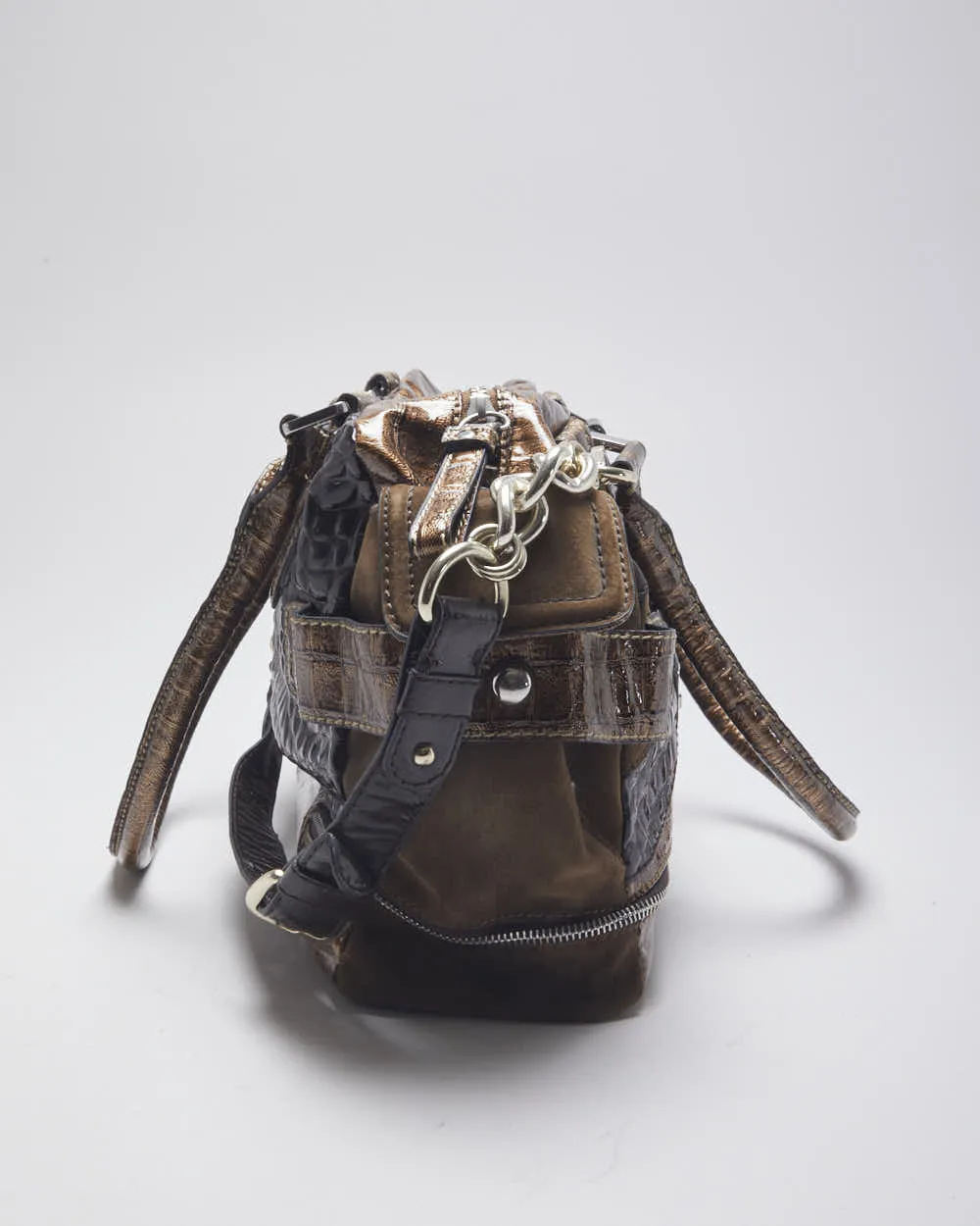 Y2k 00s Guess Brown Handbag sold by Rokit product image thumbnail 5