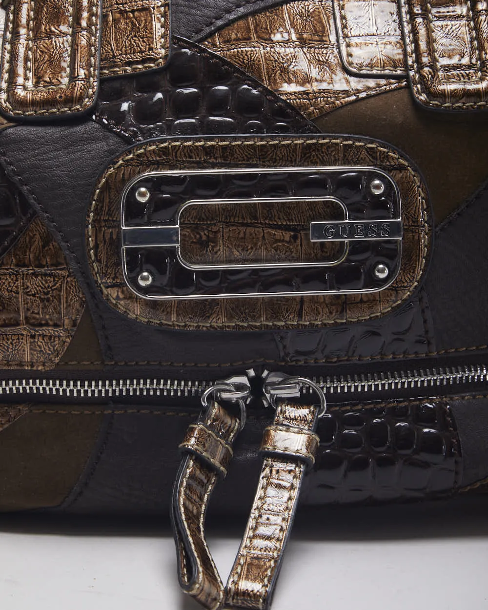 Y2k 00s Guess Brown Handbag sold by Rokit product image thumbnail 4