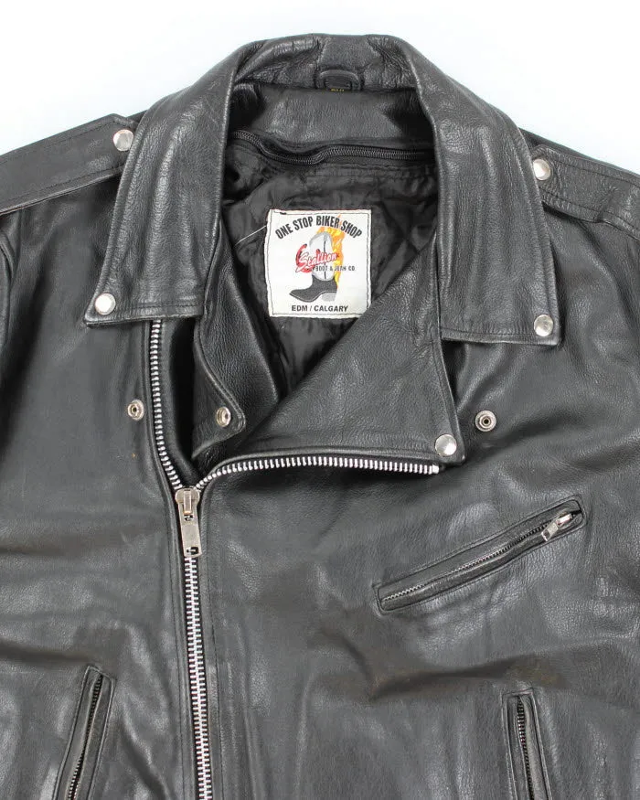 Vintage Leather Biker Jacket - XXL sold by Rokit product image thumbnail 3