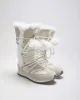 Vintage Nike Y2K Faux Fur Pom Pom Boots - UK 4.5 sold by Rokit