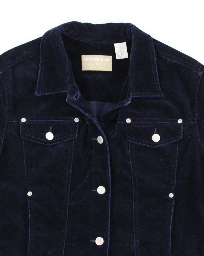 Vintage 90s Liz Calborne Velvet Jacket - S sold by Rokit product image thumbnail 3