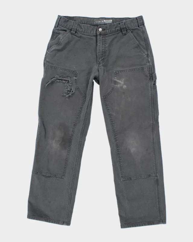 Vintage Carhartt Workwear Double Knee Carpenter Trousers - W34 L26 sold by Rokit