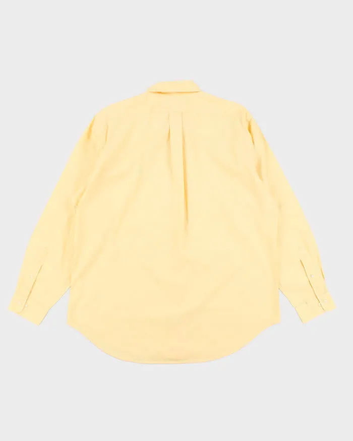 Ralph Lauren Yellow Long Sleeve Shirt - L sold by Rokit product image thumbnail 2