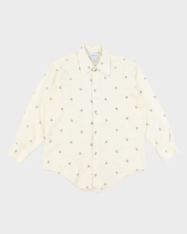 Vintage 70s Filene's Pattern Long Sleeve Shirt - L sold by Rokit