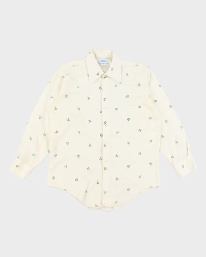 Vintage 70s Filene's Pattern Long Sleeve Shirt - L sold by Rokit