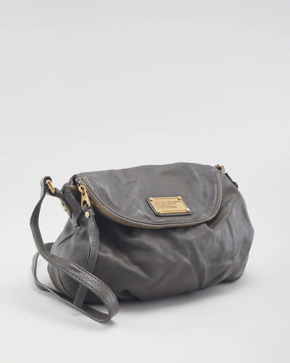 Marc Jacobs Grey Leather Cross-body Bag sold by Rokit