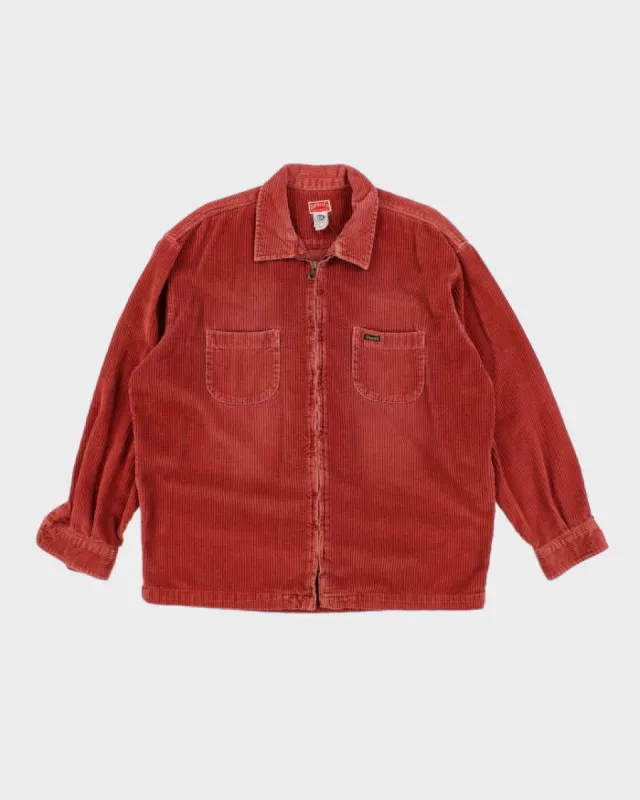 Vintage Y2K Diesel Loose Corduroy Zip Up Jacket - L sold by Rokit