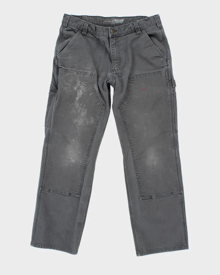 Vintage Carhartt Double Knee Carpenter Trousers - W32 L27 sold by Rokit