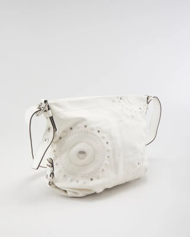 Coach White Leather Handbag sold by Rokit