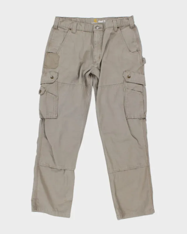 Vintage Carhartt Cargo Carpenter Trousers - W35 L30 sold by Rokit