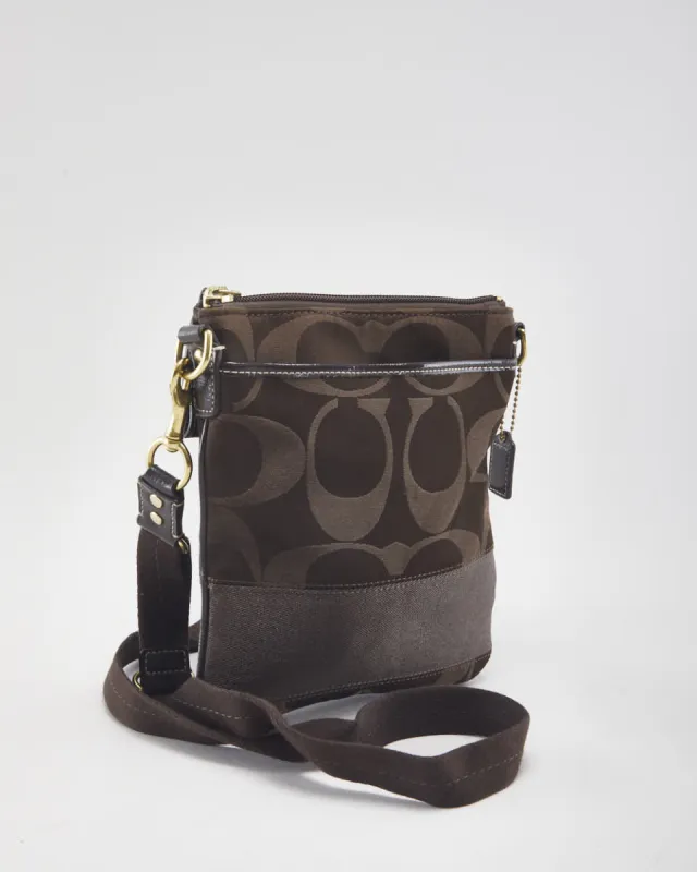 Coach Brown Cross-body Bag sold by Rokit