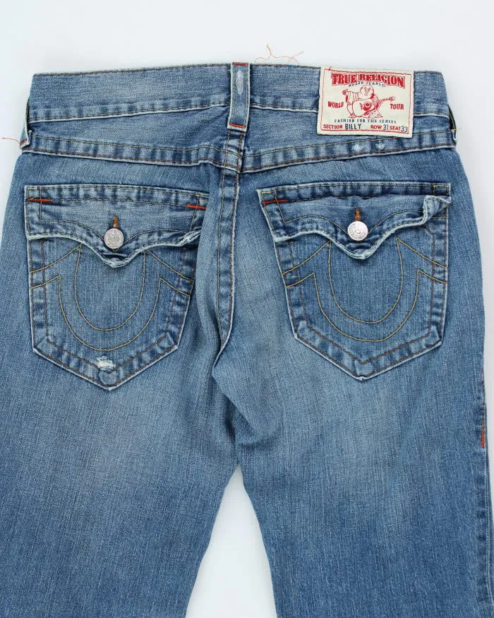 Vintage True Religion Relaxed Fit Light Wash Jeans - W30 L30 sold by Rokit product image thumbnail 4