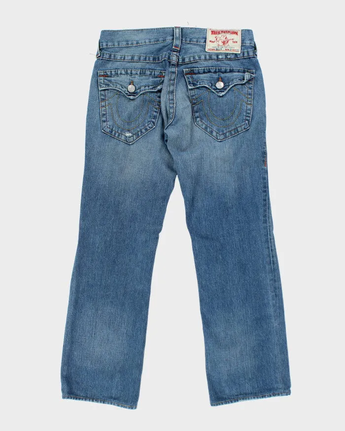 Vintage True Religion Relaxed Fit Light Wash Jeans - W30 L30 sold by Rokit product image thumbnail 2